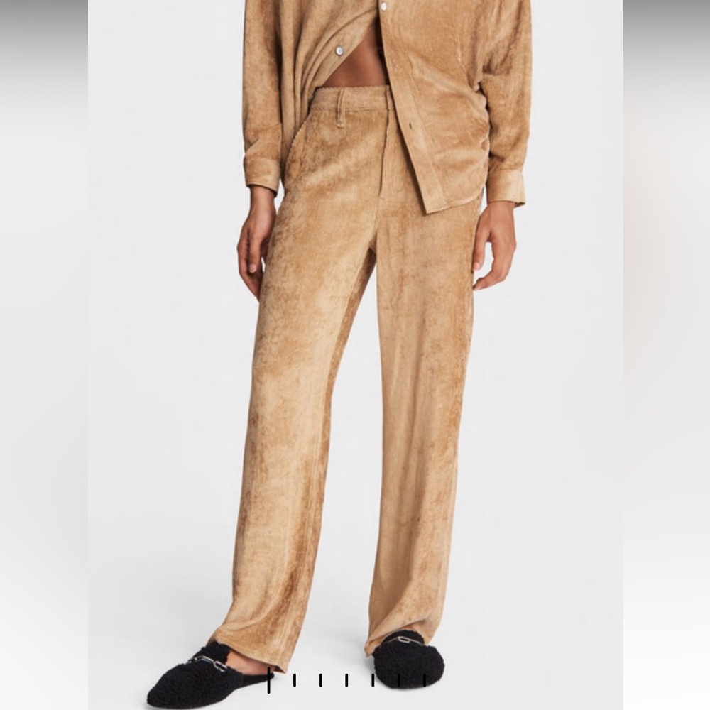 New Rag and Bone Ellie corduroy straight leg pants